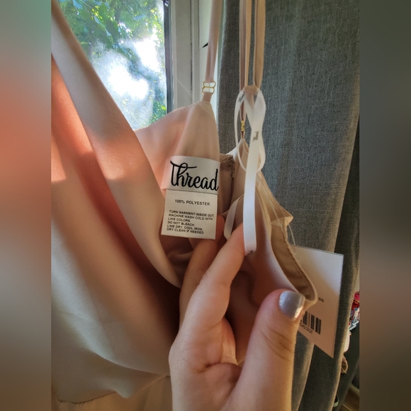 The Dessy Group Style TH098. Champagne Color. Never worn and not altered - Picture 8 of 10